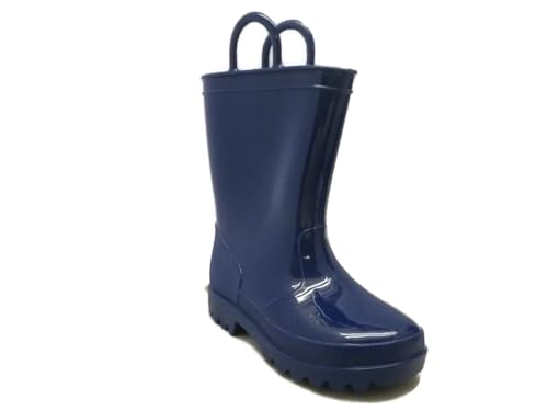 SkaDoo Navy Kids Rain Boots 9 M US Toddler