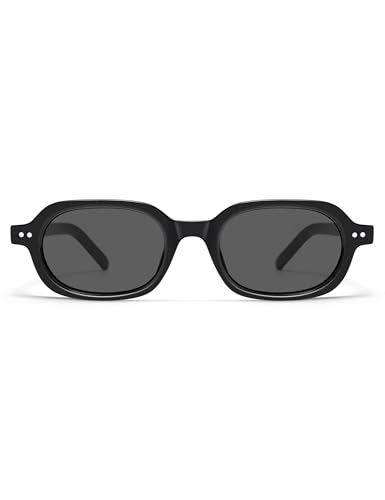 Retro Small Rectangle Sunglasses for Women Mens Trendy Rounded Square Sunnies AP3749
