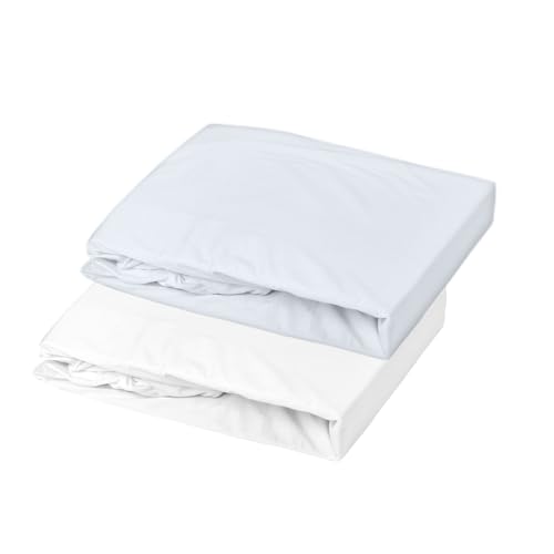 Drap housse 70 x 140 cm et alèse PU imperméable blanc Mon PTIT Dodo