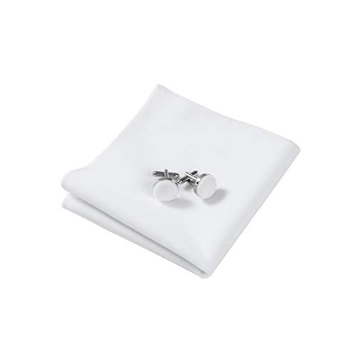 Image of GUSLESON Mens Solid Plaid Velvet Pre-tied Adjustable Bow Tie and Pocket Square Cufflink Set with Gift Box