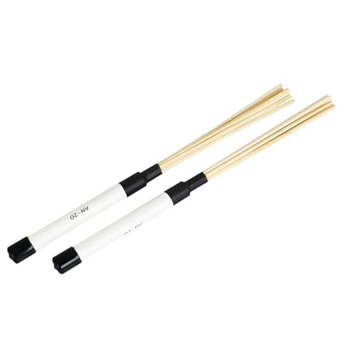 Levemolo 1 par de baquetas para práctica de batería versátiles para principiantes y profesionales para jazz, rock e instrumentos de percusión miniatura 1