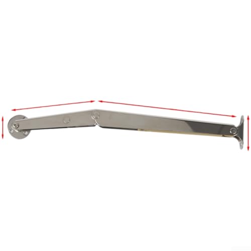 GANCEI Barra de soporte de elevación hidráulica silenciosa con fuerza ajustable para marco de cama TATAMI y puertas de gabinete, incluyendo armarios y estanterías (G)