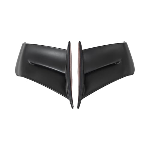 Ailerons fixes avant de moto en noir mat pour carénage de Ducati Panigale V4