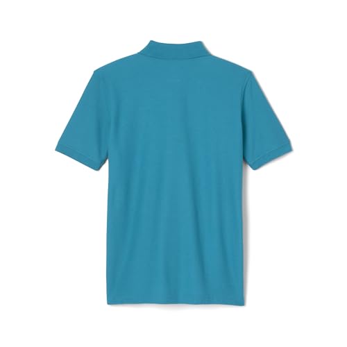 Image of French Toast Boys Short Sleeve Pique Polo Shirt (Standard & Husky), Black, 10