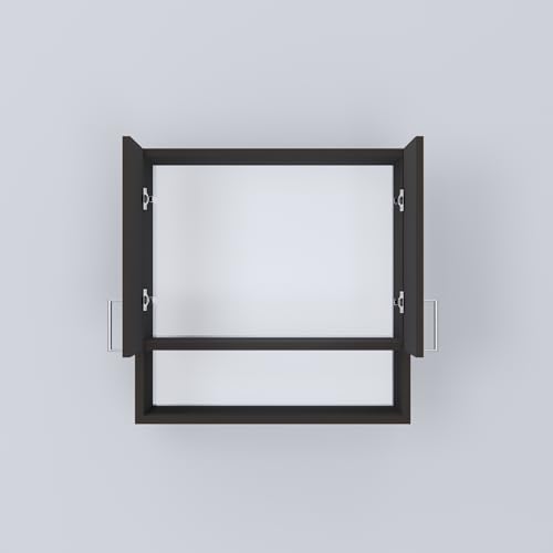 Image of SPECIALITY PANELS 2 Door Modular Wall Mounted Kitchen Cabinet with Organizer Shelf Space Saving Storage Unit Engineered Wood Cupboard for Kitchen Living Room Utility Organizer Furniture | DIY Assembly