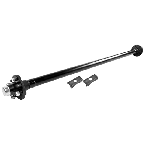 Flynsu 2000 lbs Trailer Axle with 4-Lug 4'' Hubs 60'...