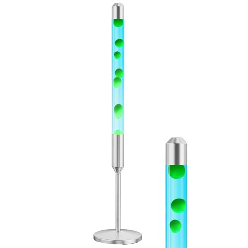 Image of Kyzfy 47.5-Inch Liquid Motion Lamp,Magma Lamp, Mood Relaxation Light,Suitable for Home Decoration,Office Decoration, Cafes,Bars,Etc (Blue Water Green Wax, 47.5 inches)