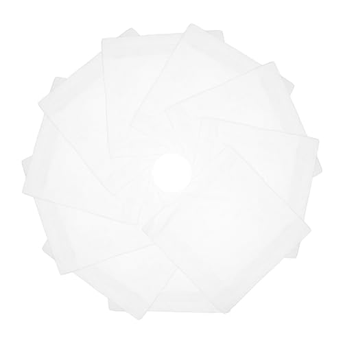 TOVINANNA Men Cotton Handkerchiefs White Washable Pocket Squares for Men Women for Tie Dye Painting and Rubbings Craftsmanship