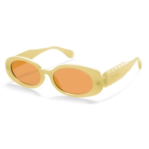 Image of SOJOS Ocean Collection Retro Oval Polarized Sunglasses Kids SUNLIGHT S