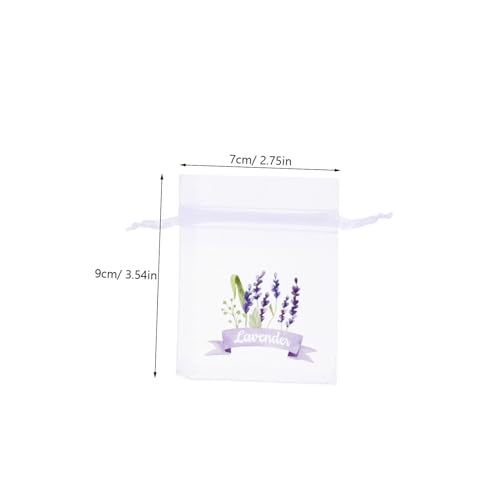 Happyyami 20pcs Bolsas de Malla con Cordón para Lavanda miniatura 2