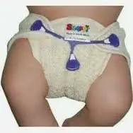 Eco Green Baby Snappi Diaper Fastener, 0-20 Months (Baby Blue)