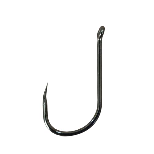Anzol Chinu Tamanho 12 Kit com 10pçs Anzol Sem Farpas Fisga Anzol Black Para Pesqueiro