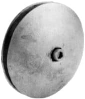 US Marine Products LLC R2 Aluminum Rudder and Trim Tab Anode 2 13/16 Inch Diameter Replaces Martyr CMR02AL, Tecnoseal R2AL, Camp R-2A