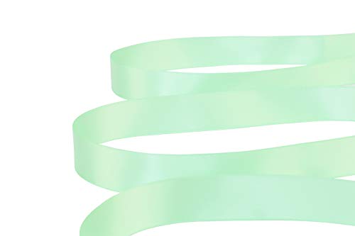 Ribbonitlux 25mm Wide Double Face Satin Ribbon 22 Meters (530-Mint, Set for Gift Wrapping Party Decor, Sewing Applications - Image 3