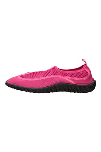 Mountain Warehouse Zapatillas acuáticas Bermuda para Mujer - Zapatillas de Agua de, Zapatos de Agua con Forro de Malla, Ligeras y fáciles de Poner, para Playa Rosa Oscuro Talla Zapatos Mujer 37 EU