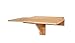 Produktbild Spetebo Holz Wandtisch klappbar - 60 x 40 cm - Klapptisch platzsparend zur Wandmontage - Küchentisch Esstisch Bistrotisch Buffettisch Hängetisch Computertisch schwebend schwimmend
