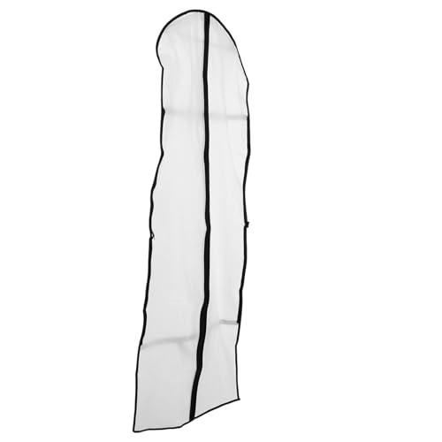 2pcs Reusable Garment Bags for Wedding Dresses Coats Gowns Sturdy Plastic Cover for Suits Lightweight Spacious Storage for Closet Organization