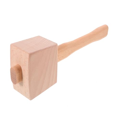 Ciieeo Woodworking Mallet Wooden Hammer Smooth Surface for Chisel Mallet Judge Hammer Made for Wood Carving