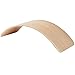 Planche d'équilibre oscillante en bois, planche à bascule de 33 pouces en bois naturel, accessoire de bureau debout en bois, jouet d'apprentissage ouvert pour tout-petits, planche de yoga courbée po
