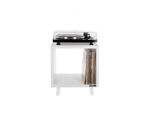 Meuble Enova Hifi Vinyle Lover Wh Blanc