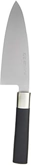 KAI Wasabi Black Deba 15.0 cm Blade Length - Polished 6A/1K6 Stainless Steel 58 (±1) HRC - Black Polypropylene Handle - Japanese Cleaver - Made in Japan