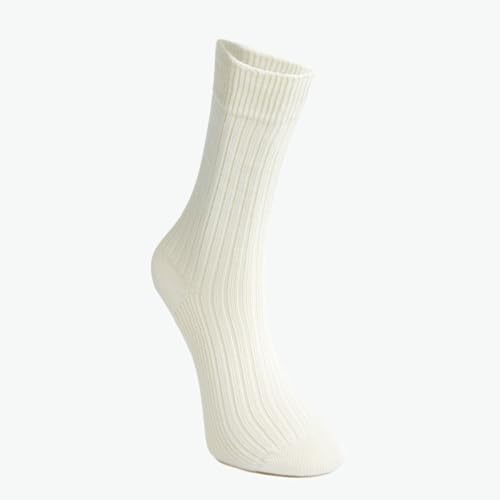 Bulusorganic 3 Pairs 98% Organic Cotton Crew Socks, Soft Breathable Non-Tight Seamless Casual Socks for Men & Women3