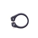 ZiYouao Cierres De SillíN para Bicicletas Tija de sillín de Bicicleta de Aluminio Abrazadera de tija de sillín 37 、 38,1 、 38,6 MM 1 Pieza(37 MM)