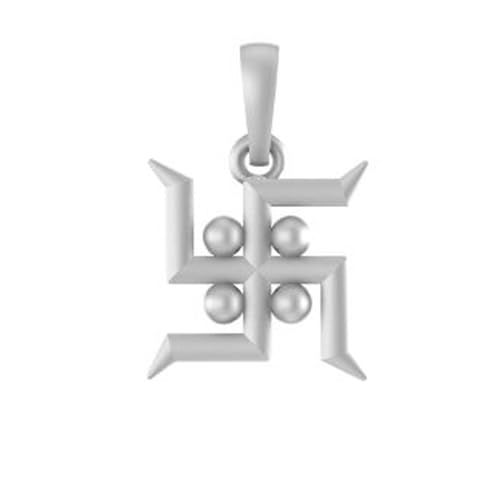 Pendentif swastik argent sterling 925 homme femme bijou spirituel AMZ 513 Small