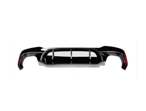 Difusor trasero negro brillante estilo M5 para BMW Serie 5 G30 con parachoques deportivo