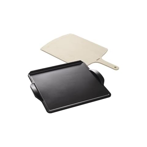 Miele Original Zubehör - Gourmet-Back- und Pizzastein aus Spezialkeramik - Für Pizza, Focaccia, Brot und Brötchen - Effektive Feuchtigkeitsaufnahme und Wärmespeicherung (11901190) Cover