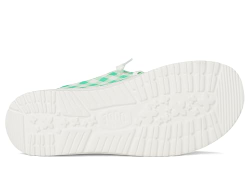 HEYDUDE Women's Wendy Shamrock Gingham Loafer3