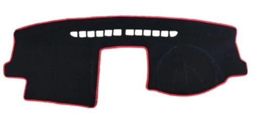 Tapis de protection tableau de bord Golf 5 MK5 2004-2009 dashmat voiture RHD rouge