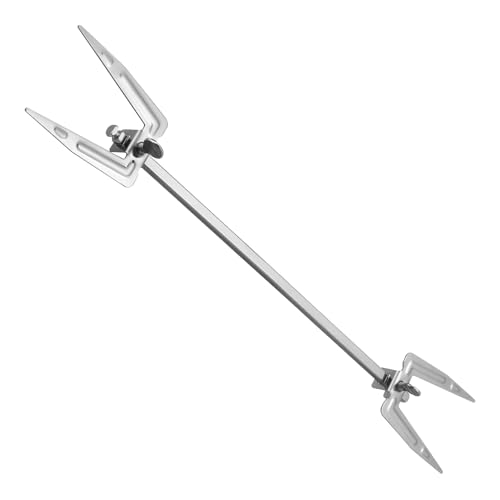 ROMISBABA Stainless Steel Rotisserie Fork Air Fryer and Oven Accessory for BBQ Chicken and Meat Resistant Grill Tool for Home Kitchen and Outdoor Cooking