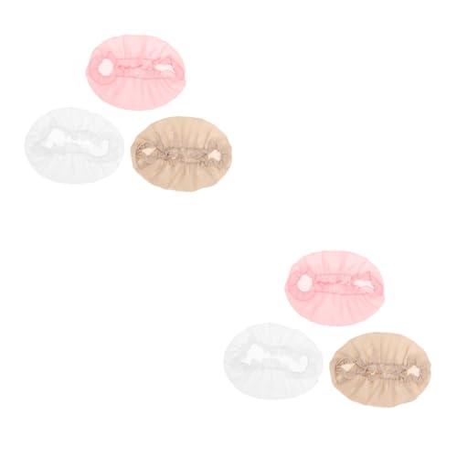 Bonnet de nuit élastique en satin Healvian (6 pièces) pour le soin des cheveux des femmes