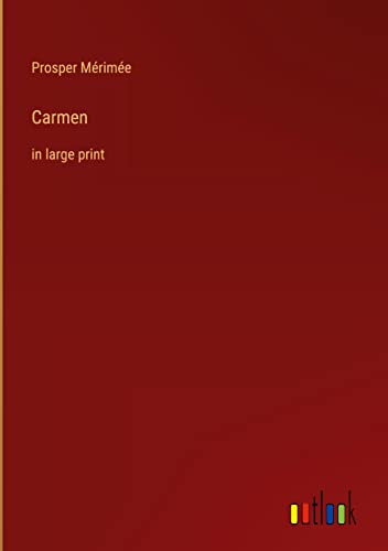 Carmen: in large print