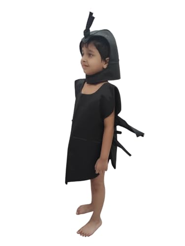 Image of BookMyCostume Mosquito & Fly Insect Dengue Malayria Kids Fancy Dress Costume 5-6 years