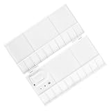 PRETYZOOM Praktische Malpalette aus Robustem Abs und Leicht zu Reinigen als Aquarell Acrylfarben Mischpalette für Studenten und Künstler Kompakte Farbmischbox für Wasserfarben