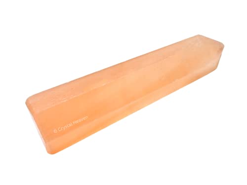 Image of Certified Orange Selenite Crystal Tower Obelisk Point for Chakra, Healing and Balancing - AAA Grade Original Certified Gemstone Agate for Reiki Meditation Yoga Spiritual (3-4 Inches)