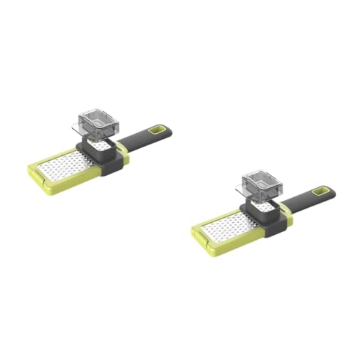 Cabilock 2pcs Cortadora manual de vegetales y mincer de ajo miniatura 1