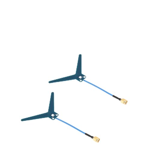 2pcs Y1240 FPV Antennae 1.2GHz 1.3GHz 3dBi Dipole Antennae for RC Drone Goggles, Transmitter Receiver VTX, with High Efficiency, Wide Signal Coverage, PCB Material
