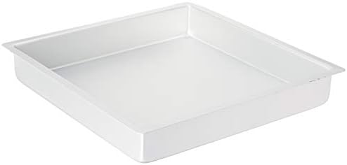 NY Cake Anodized Aluminum Square Cake Pans (12 Inch x 12 Inch x 2 Inch)