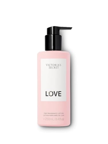 Victoria's Secret Love Fragrance Lotion, Notes of Fresh Juniper, Apricot Blush & Boyfriend Tee (8.4 oz)