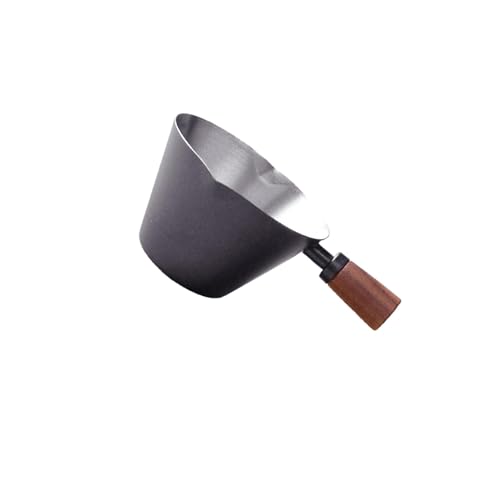 AMSLSIU Jarras medidoras Jarra humeante Equilibra la función con elegancia Regalo para bebedores de café La taza medidora está hecha de acero inoxidable