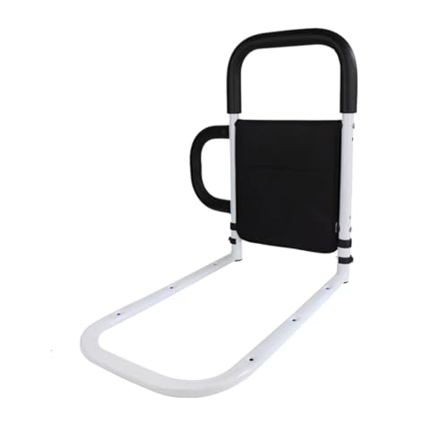 Senior Bed Rails - Barra de seguridad sin límite con almacenamiento de bolsillo, soporte para dispositivo de protección para adultos | Adult Elderly Home Hospital Use, pacient Room Safety, Fall