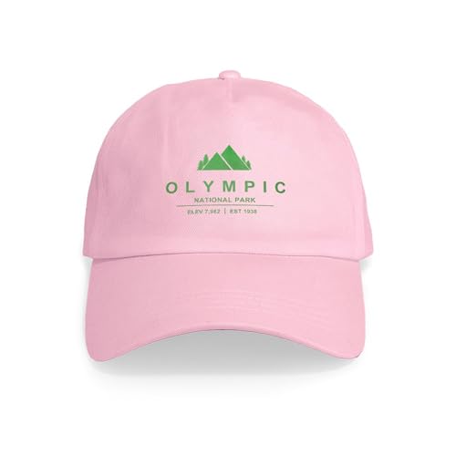 CafePress Olympic National Park, Washington Unique Adjustable Baseball Hat Pink