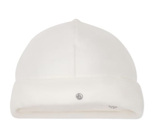 Petit Bateau Mixte Bébé A08aj Bonnet Naissance, Blanc Marshmallow, 0 Mois EU