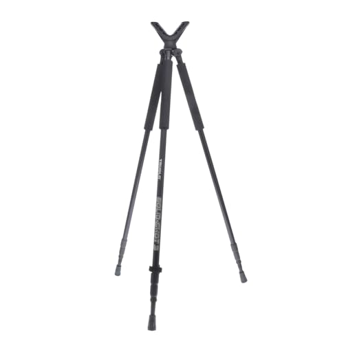 TRUGLO Solid Shot Versatile Durable Adjustable Collapsible Rifle Shooting & Crossbow Hunting Tripod w/Rotating Head Design - 22-68 in. Length by TRUGLO - Image 2