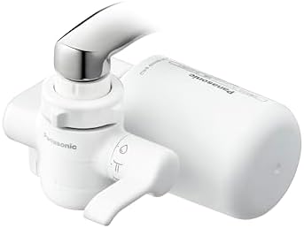 パナソニック 浄水器 蛇口直結型 カートリッジ交換1年 19物質除去 日本製 ホワイト TK-CJ14-W