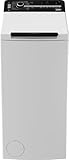 Beko BTLO6AE8BBM Toplader Waschmaschine, Waschvollautomat, 6 kg, Schleuderwahl 1200 U/min, FreshTouch, Hygiene+, Weiß