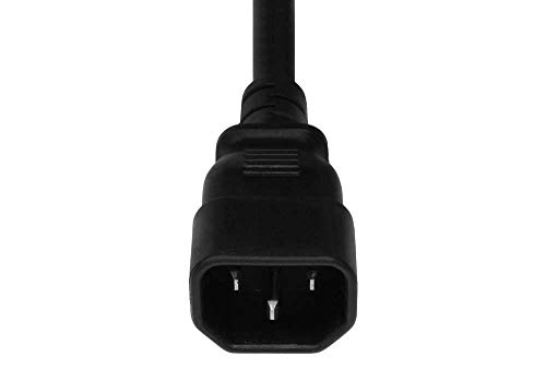 Sf Cable 8Ft 14 Awg Iec 60320 C14 To C13 Computer Power Extension Cord Compaitable For Pc, Monitor, Scanner Or Printer #TOP1